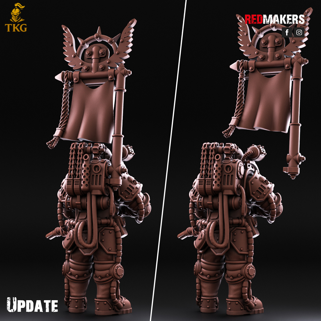 Solar Guard Infantry by Red Makers | 3D printed Tabletop Miniatures