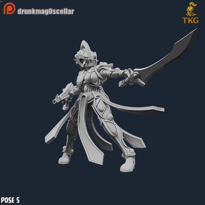 Bone Sirens by DrunkMag0sCellar | 3D printed Tabletop Miniatures