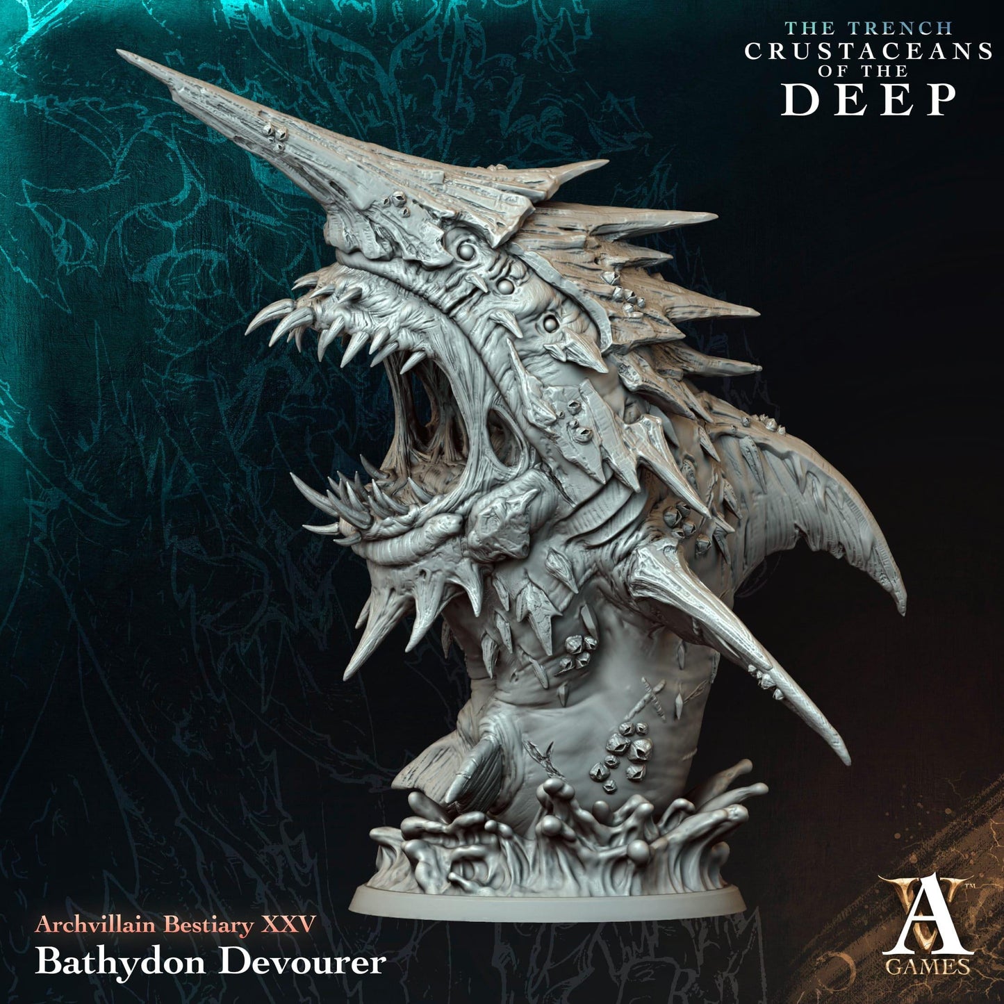 The Trench - Crustaceans of the Deep by ArchvillainGames | 3D Printed Miniatures