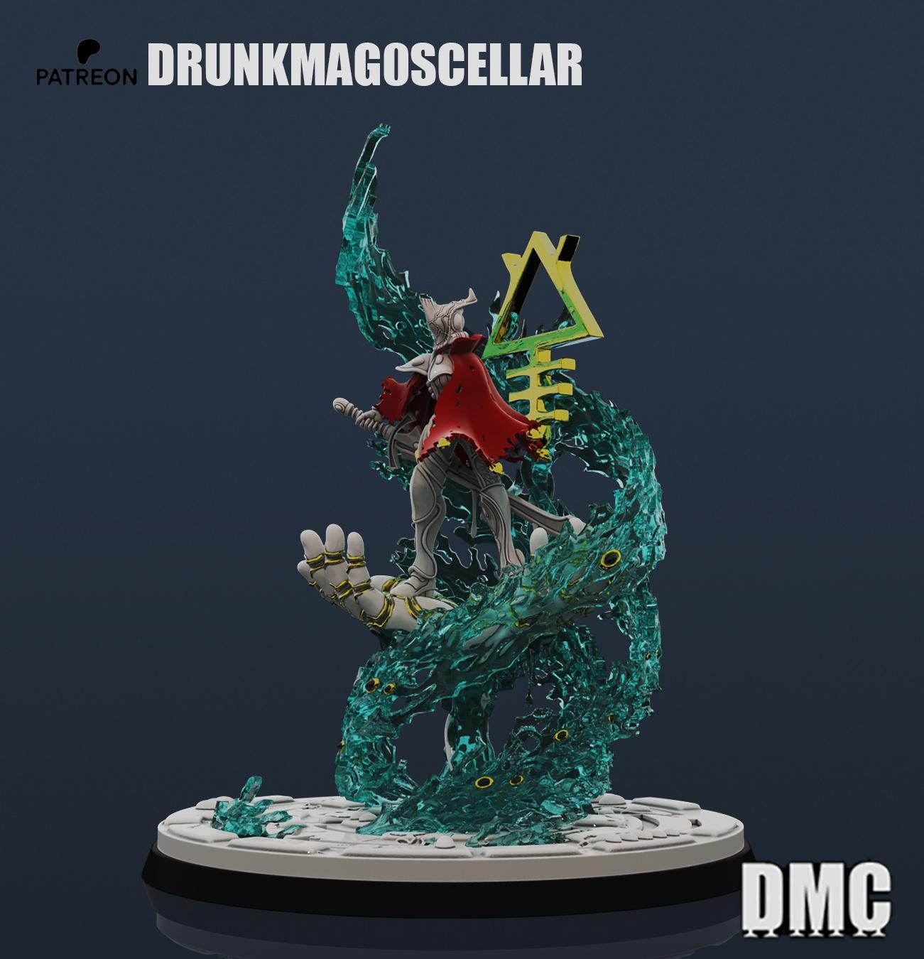 Death God Avatar by DrunkMag0sCellar | 3D printed Tabletop Miniatures