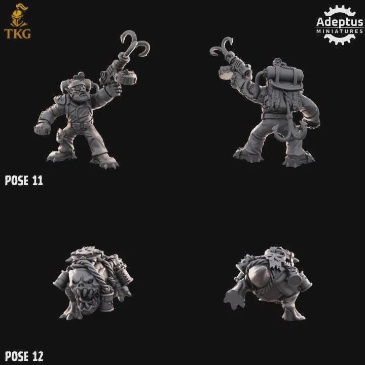Da Snikkas Kill Squad by Adeptus Miniatures | 3D printed Tabletop Miniatures