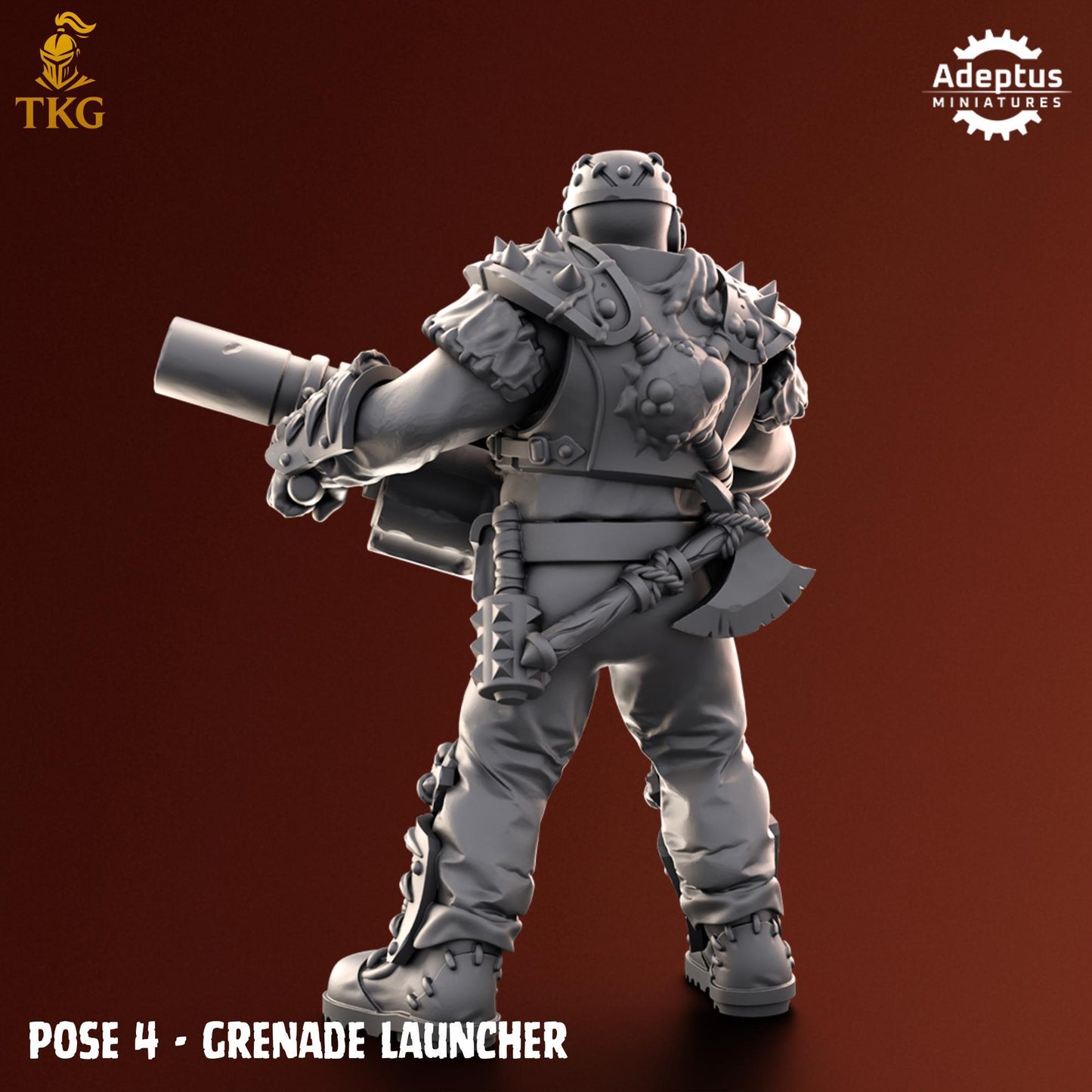 Rotmark Legion Special Weapons Team by Adeptus Miniatures | 3D printed Tabletop Miniatures