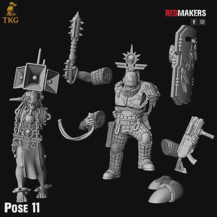 Lawbringer Kill Squad by Red Makers | 3D printed Tabletop Miniatures