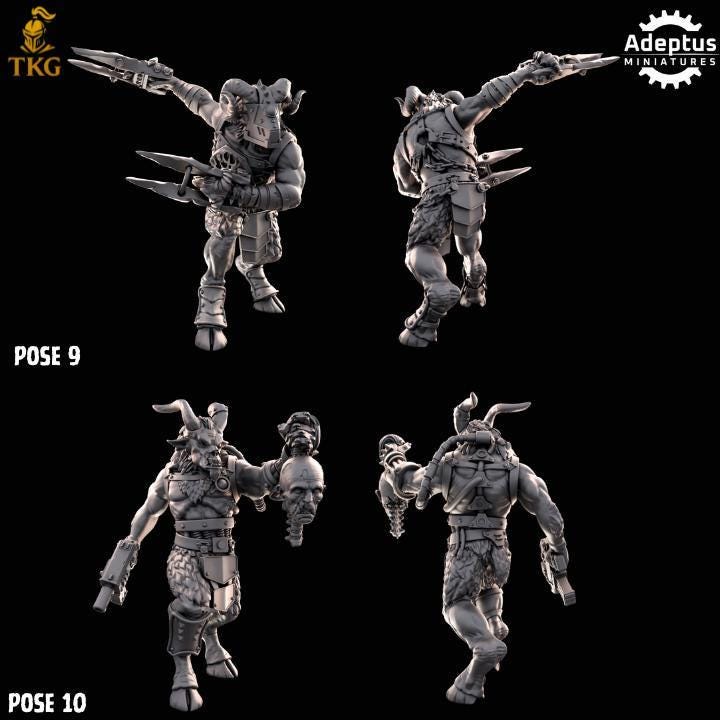 Gorehorn Kill Squad by Adeptus Miniatures | 3D printed Tabletop Miniatures