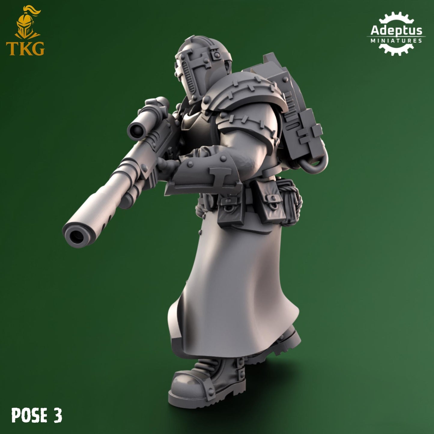 Crusaders Covenant Snipers by Adeptus Miniatures | 3D printed Tabletop Miniatures