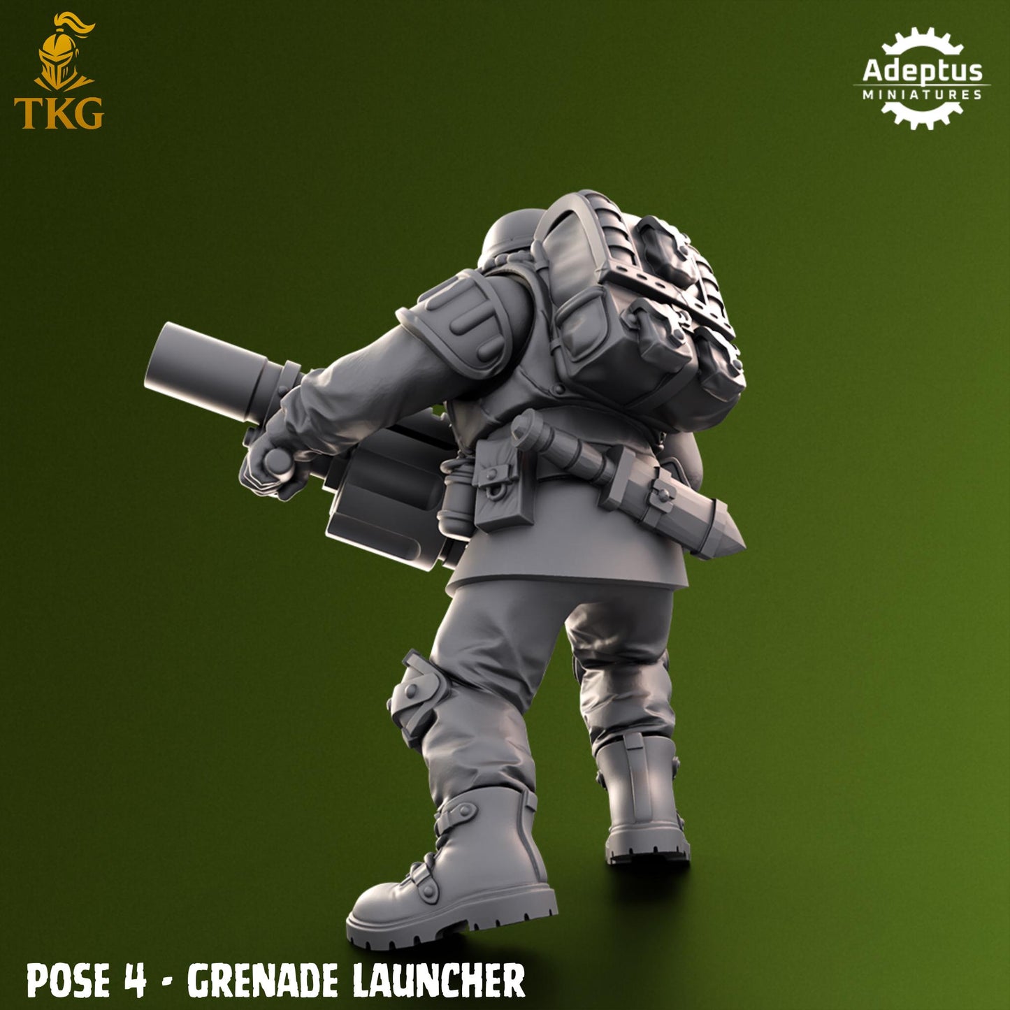 Shellcord Troopers Special Weapons Team by Adeptus Miniatures | 3D printed Tabletop Miniatures