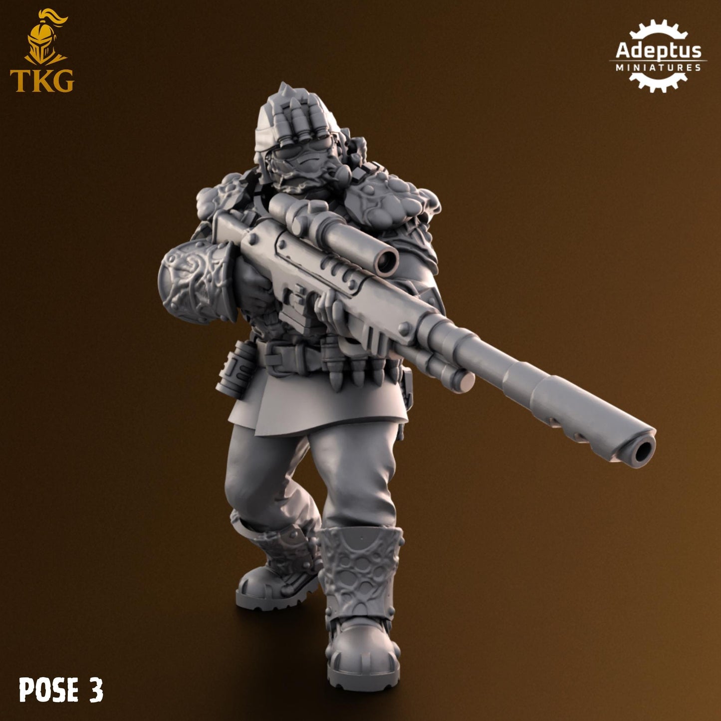 Sporeblight Regiment Snipers by Adeptus Miniatures | 3D printed Tabletop Miniatures