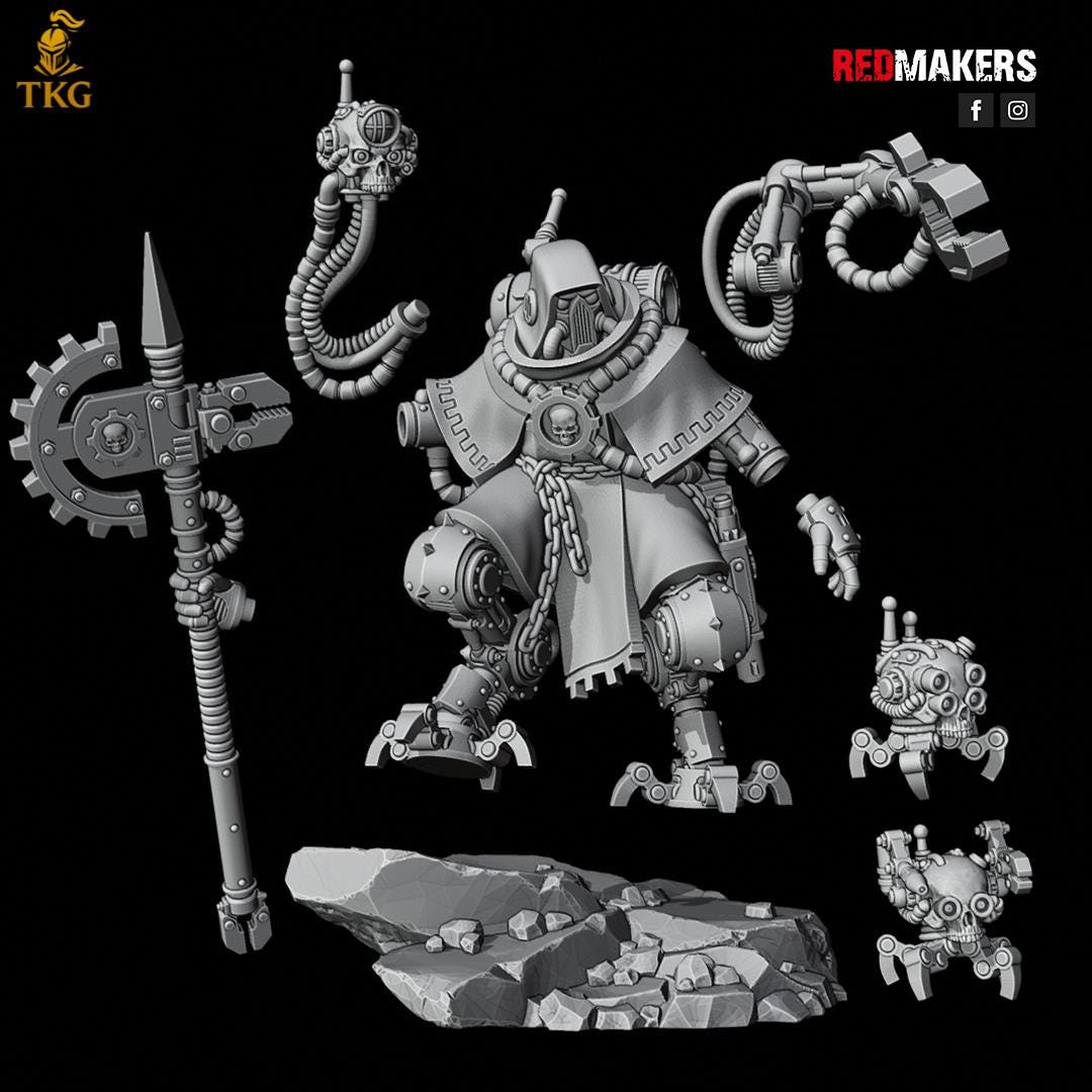 Omniforge Tech Engineer by RedMakers | 3D Printed Tabletop Miniatures