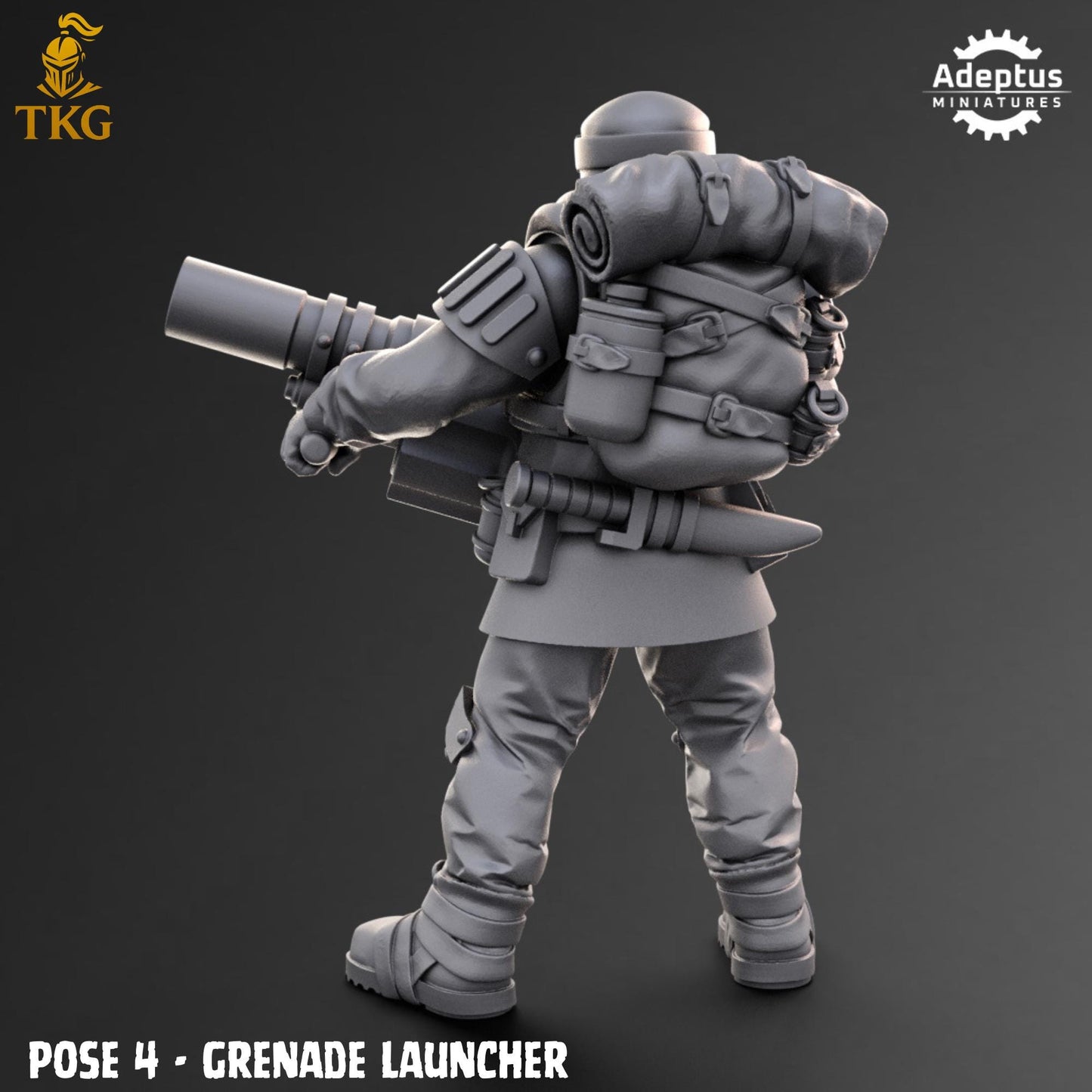 Khaleeth Regiment Special Weapons Team by Adeptus Miniatures | 3D printed Tabletop Miniatures