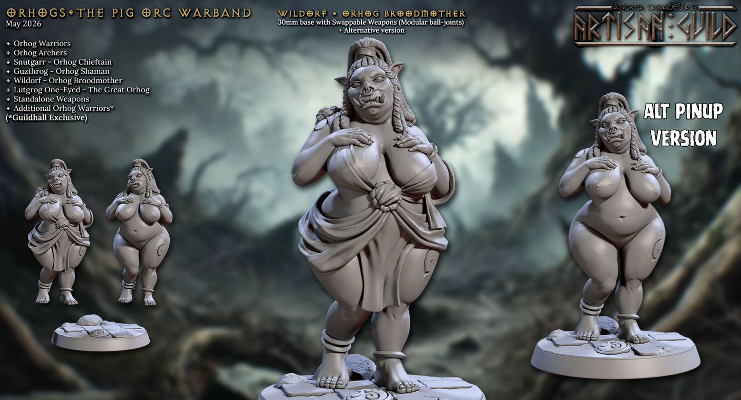 The Orhogs by Artisan Guild | 3D Printed Miniatures | Fantasy Models