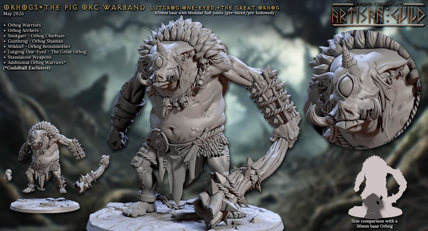 The Orhogs by Artisan Guild | 3D Printed Miniatures | Fantasy Models