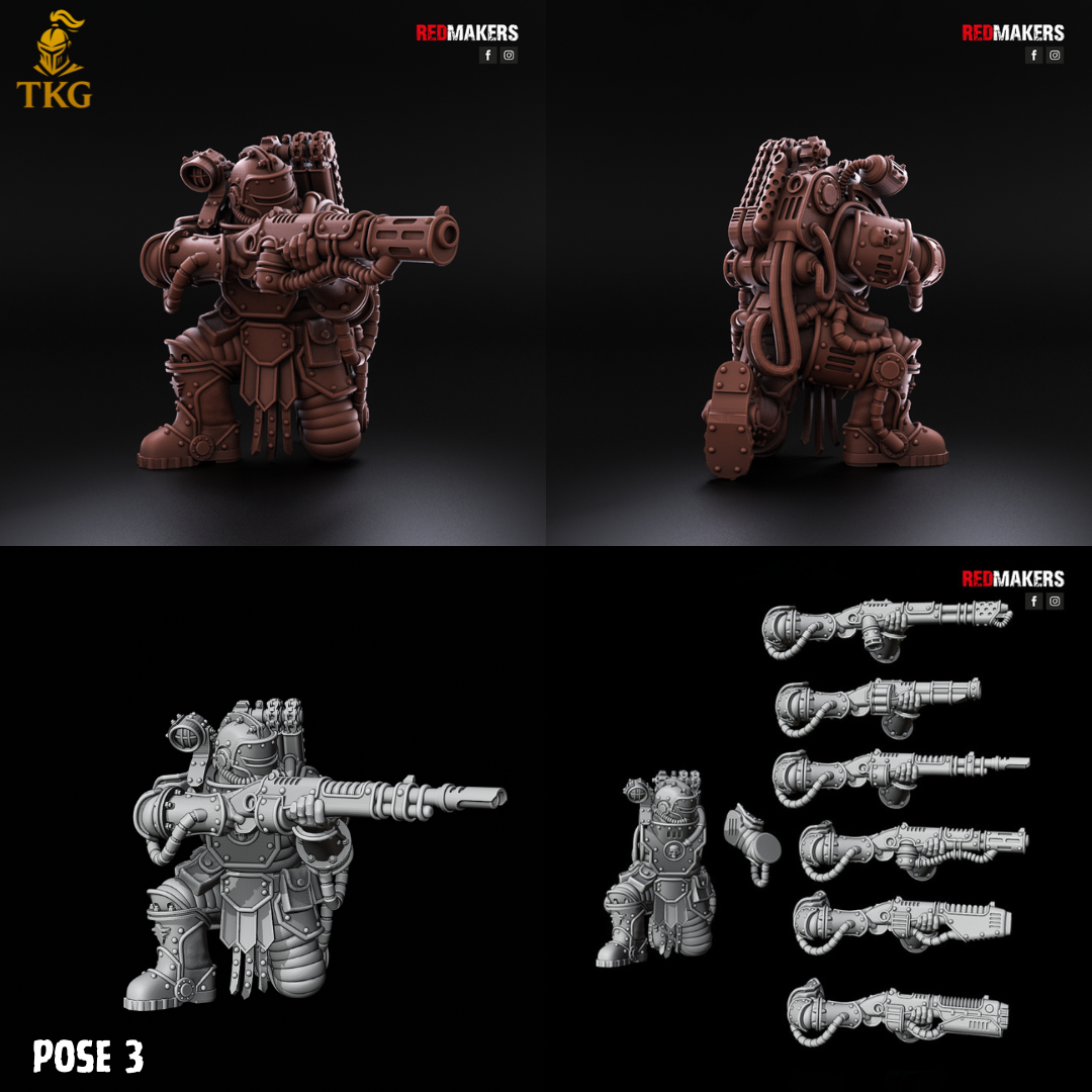 Solar Guard Infantry by Red Makers | 3D printed Tabletop Miniatures