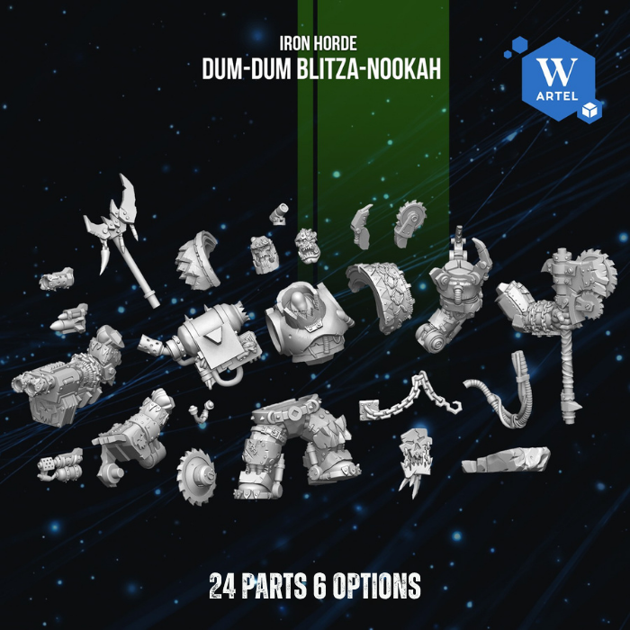 Dum-Dum Blitza-nookah - Iron Horde by Artel W | 3D Printed Miniatures