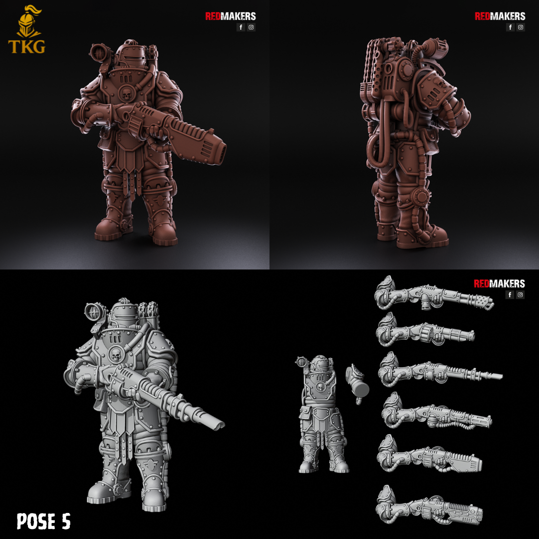 Solar Guard Infantry by Red Makers | 3D printed Tabletop Miniatures