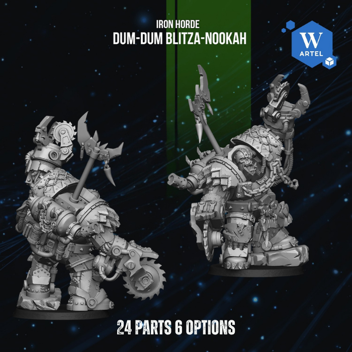 Dum-Dum Blitza-nookah - Iron Horde by Artel W | 3D Printed Miniatures