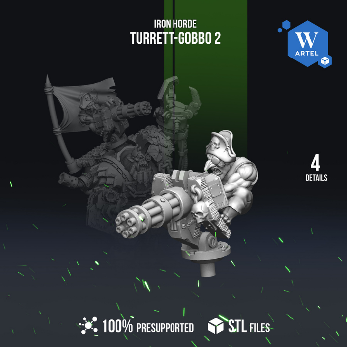 Pirate Dum-Dum Blitza-nookah - Iron Horde by Artel W | 3D Printed Miniatures