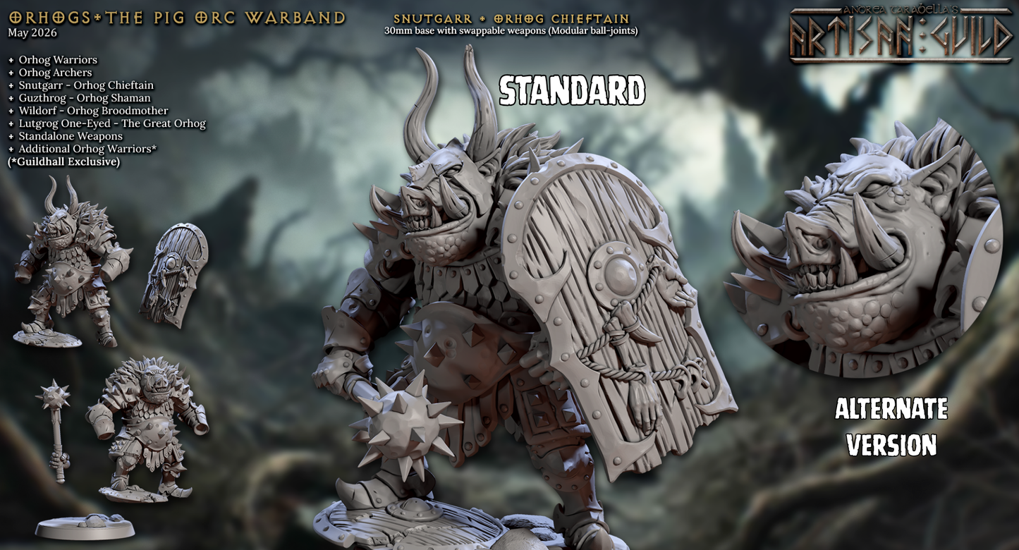 The Orhogs by Artisan Guild | 3D Printed Miniatures | Fantasy Models