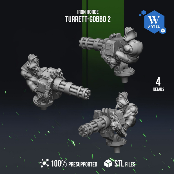 Pirate Dum-Dum Blitza-nookah - Iron Horde by Artel W | 3D Printed Miniatures