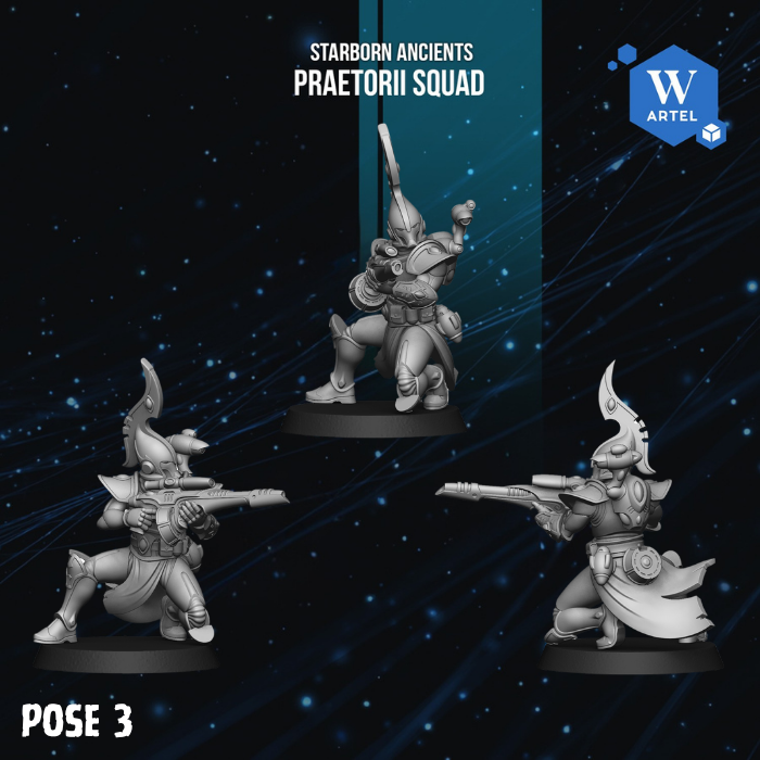 Praetorii Squad by Artel W | 3D Printed Miniatures