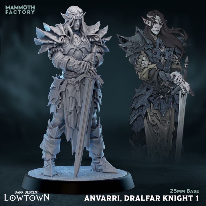 Dark Descent: Lowtown by Mammoth Factory | 3D Printed Miniatures