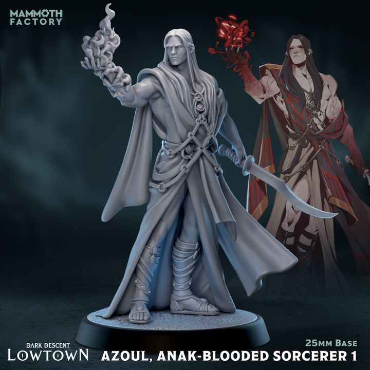 Dark Descent: Lowtown by Mammoth Factory | 3D Printed Miniatures