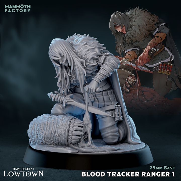 Dark Descent: Lowtown by Mammoth Factory | 3D Printed Miniatures