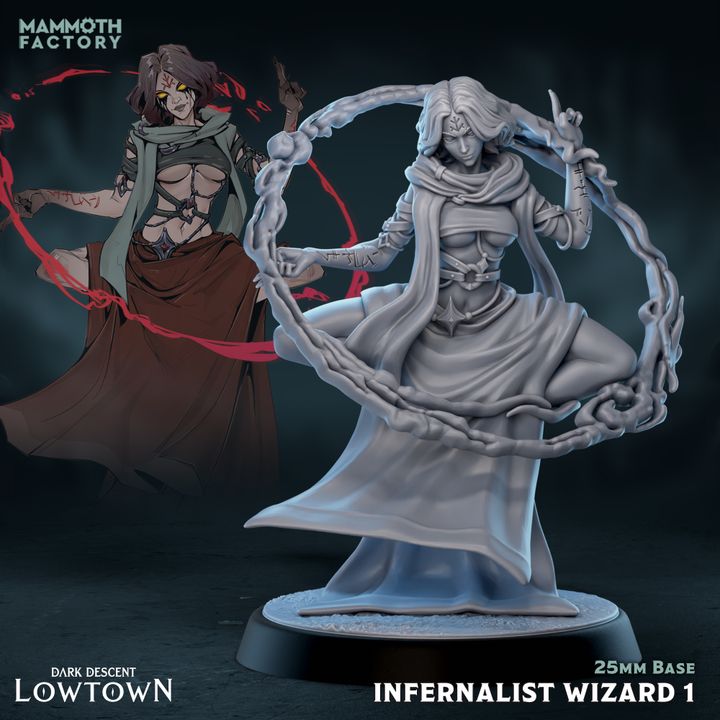 Dark Descent: Lowtown by Mammoth Factory | 3D Printed Miniatures