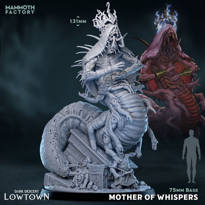 Dark Descent: Lowtown by Mammoth Factory | 3D Printed Miniatures