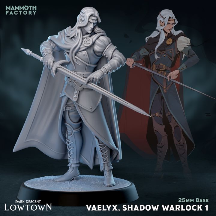 Dark Descent: Lowtown by Mammoth Factory | 3D Printed Miniatures