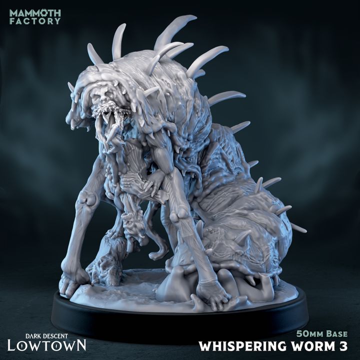 Dark Descent: Lowtown by Mammoth Factory | 3D Printed Miniatures