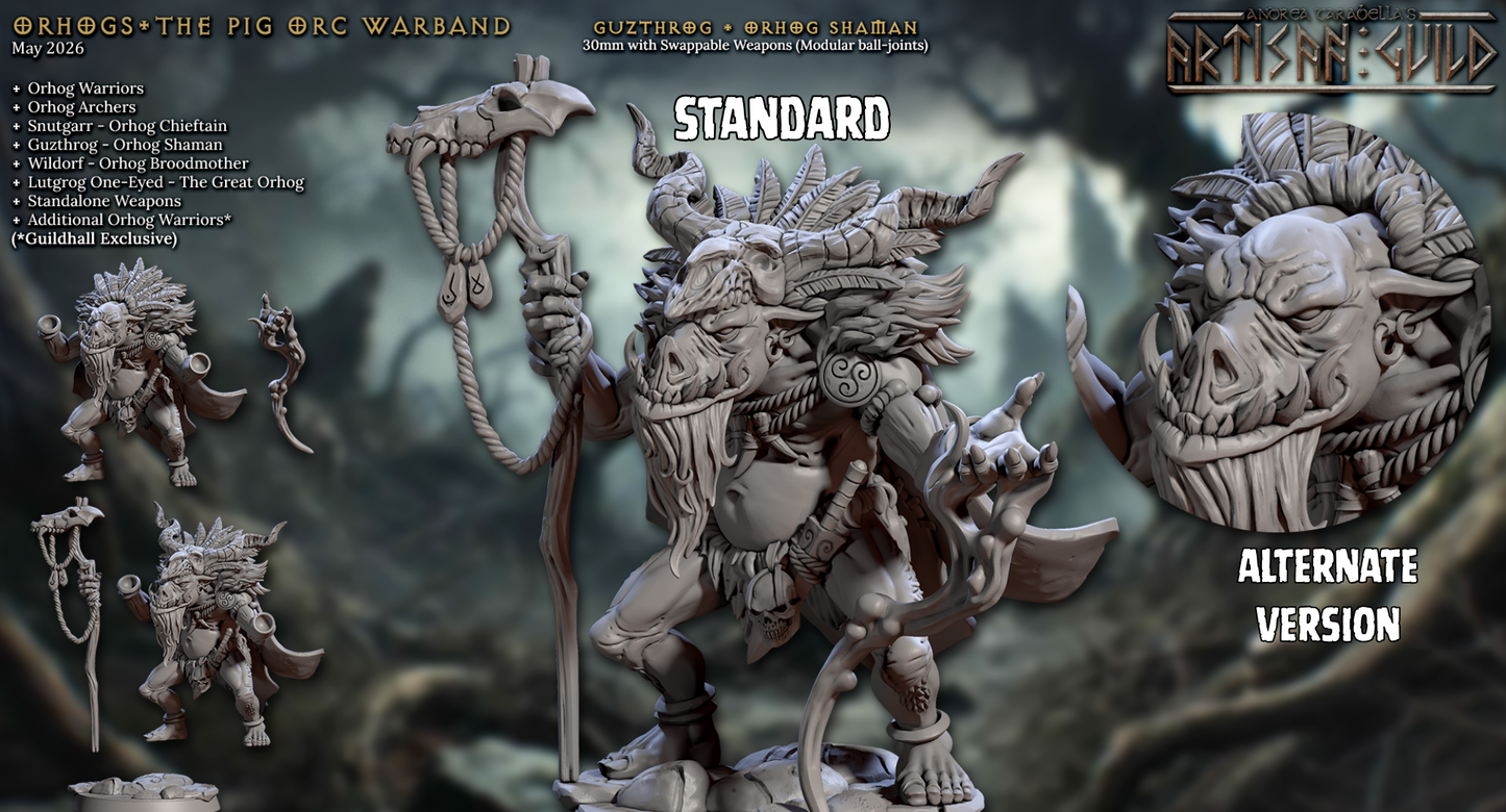 The Orhogs by Artisan Guild | 3D Printed Miniatures | Fantasy Models