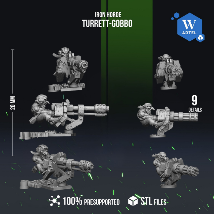 Dum-Dum Blitza-nookah - Iron Horde by Artel W | 3D Printed Miniatures