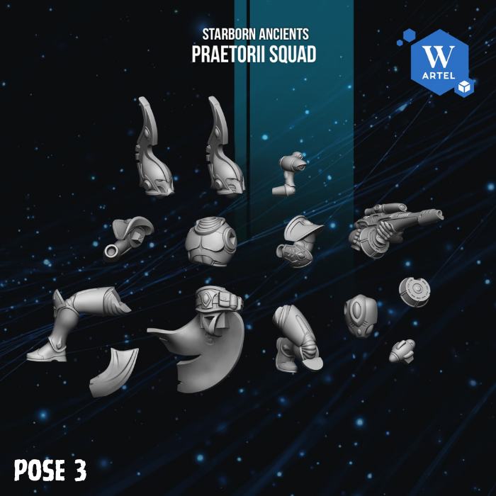 Praetorii Squad by Artel W | 3D Printed Miniatures
