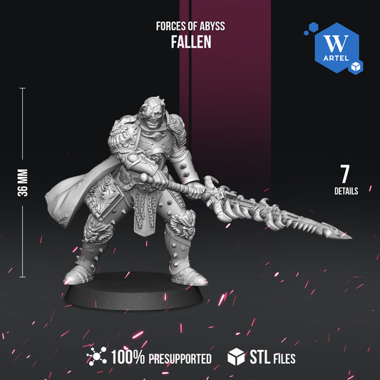 Fallen - Forces of Abyss by Artel W | 3D Printed Miniatures