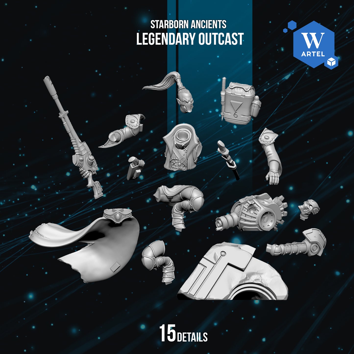 Legendary Outcast - Starborn Ancients by Artel W | 3D Printed Miniatures