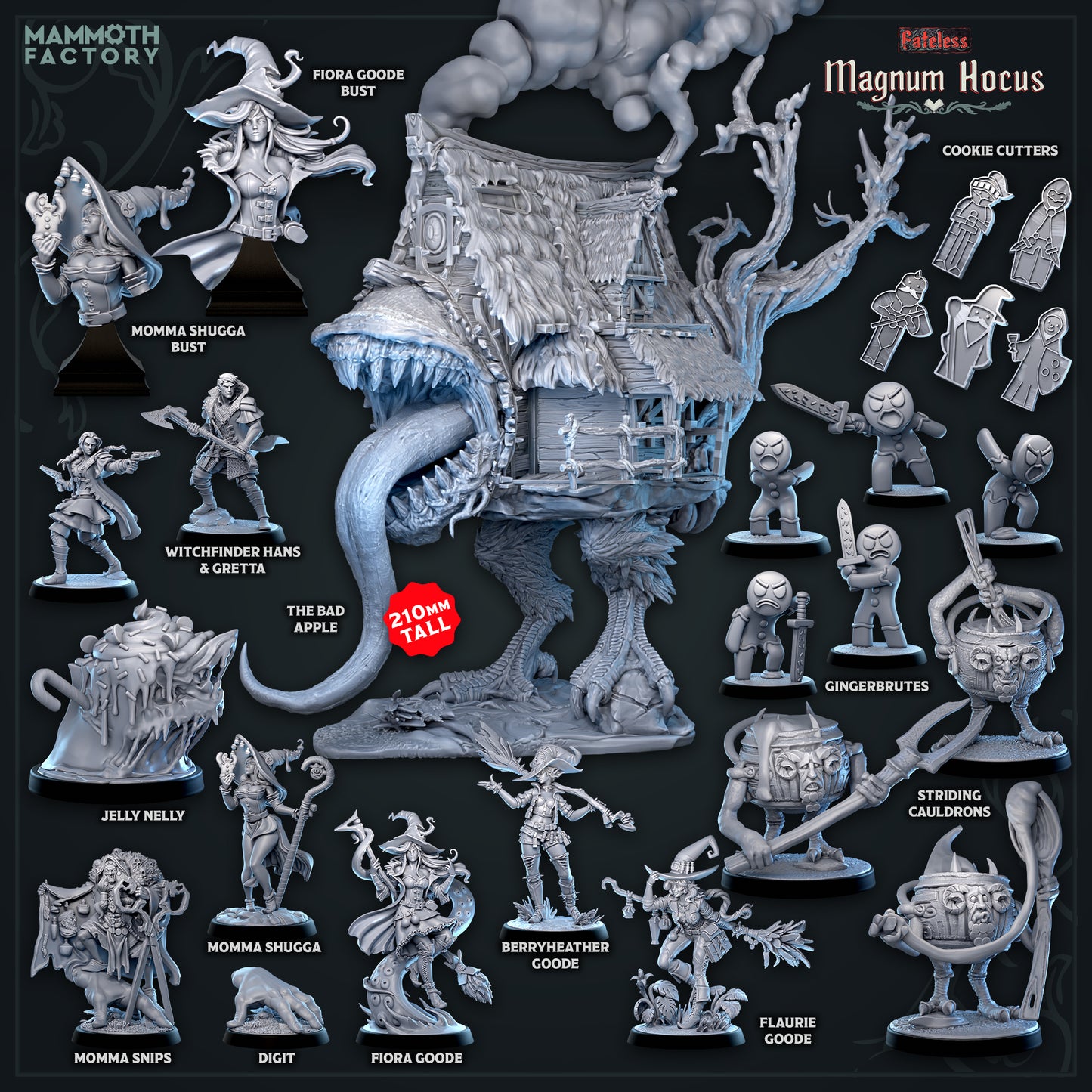 Magnum Hocus: Fateless by Mammoth Factory | 3D Printed Miniatures