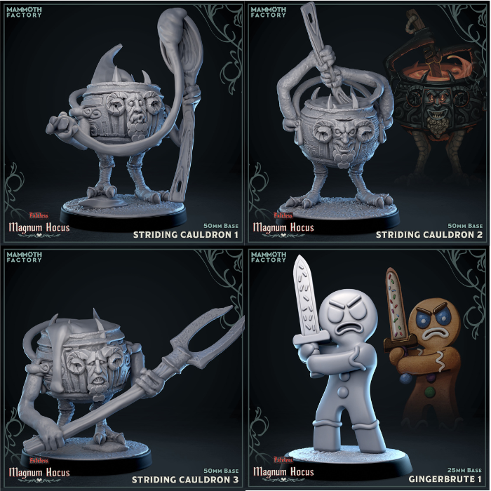 Magnum Hocus: Fateless by Mammoth Factory | 3D Printed Miniatures
