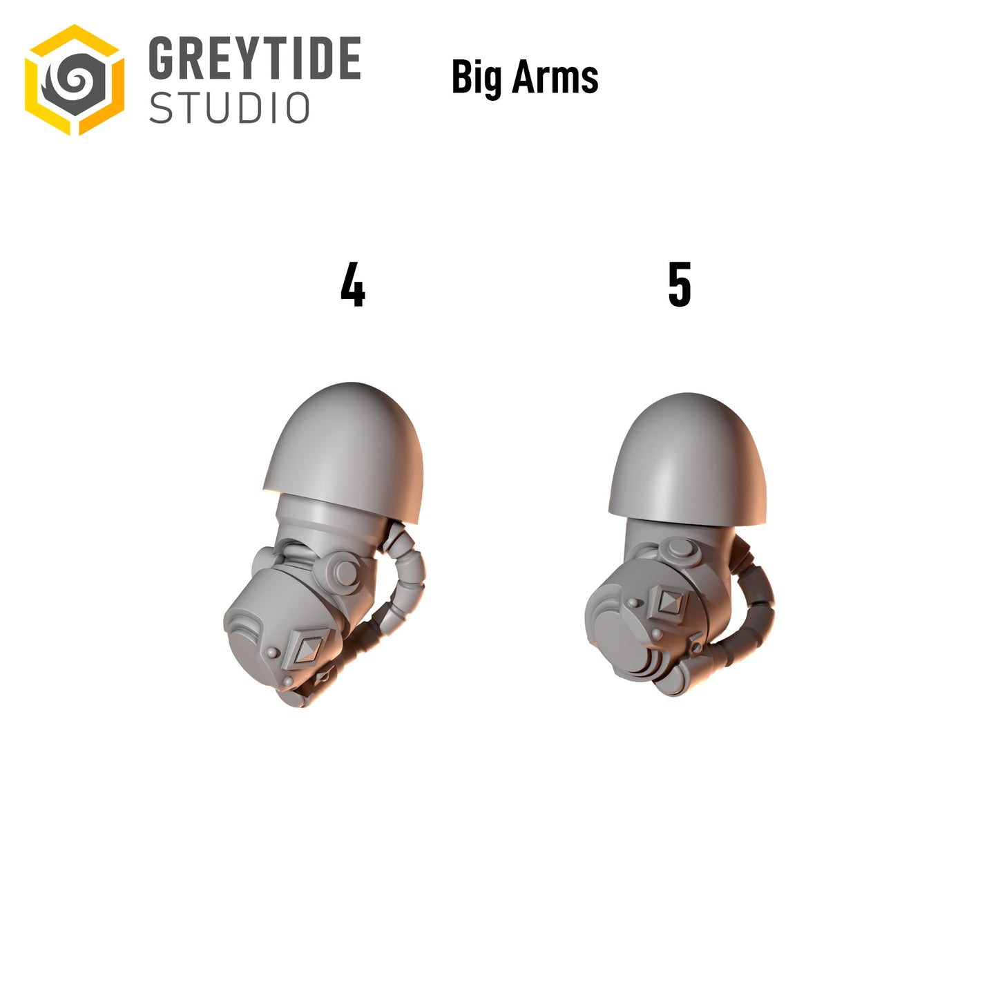 Primal Hounds Arms | Bits Packs by Greytide Studios | 3D Printed Bits