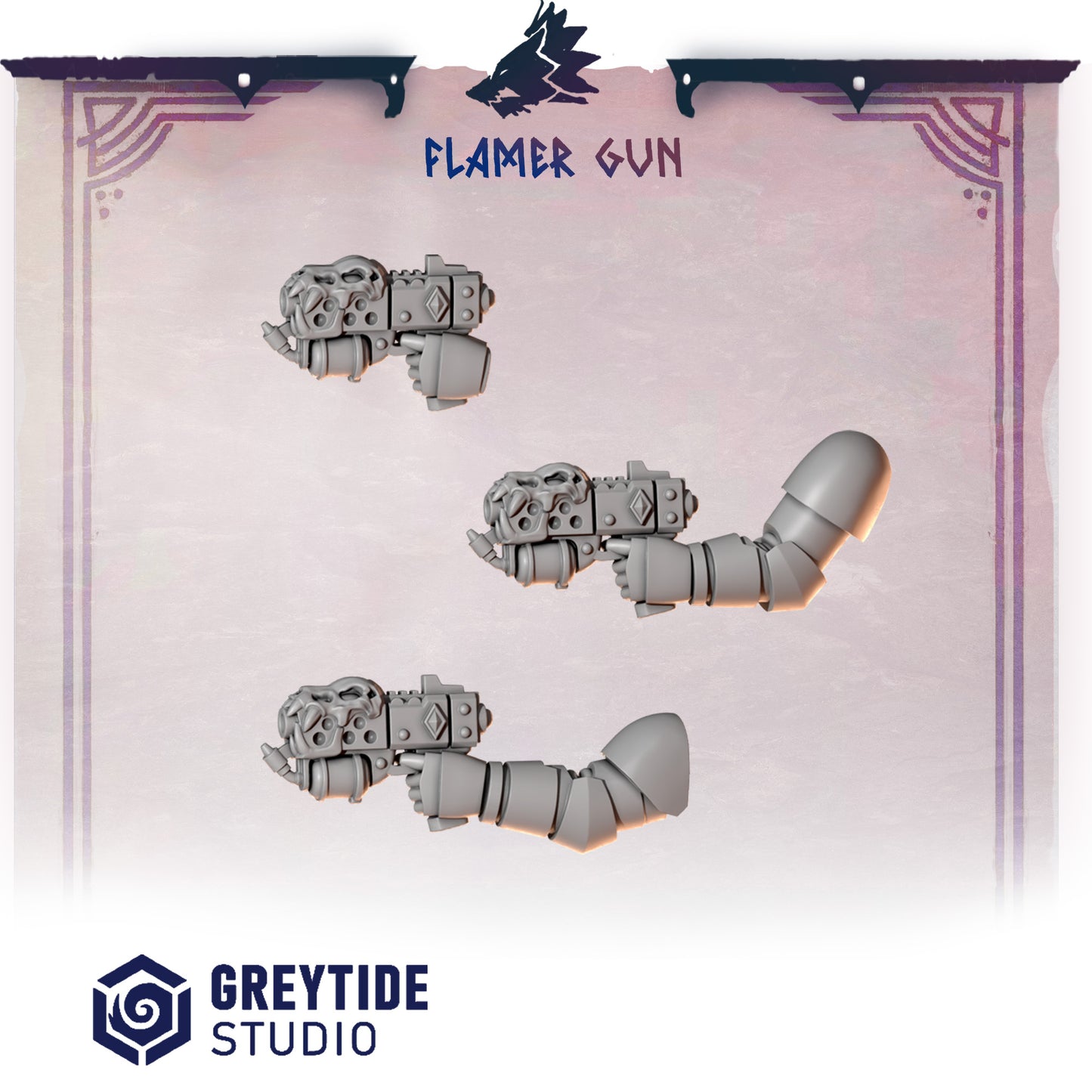 Primal Hounds Guns | Bits Packs by Greytide Studios | 3D Printed Bits
