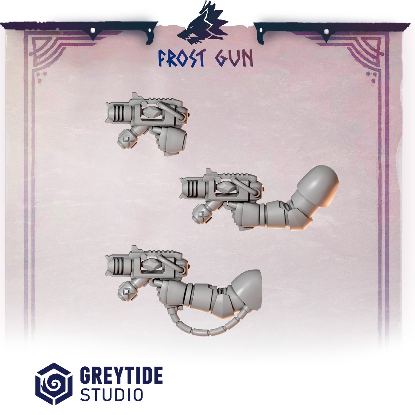 Primal Hounds Guns | Bits Packs by Greytide Studios | 3D Printed Bits
