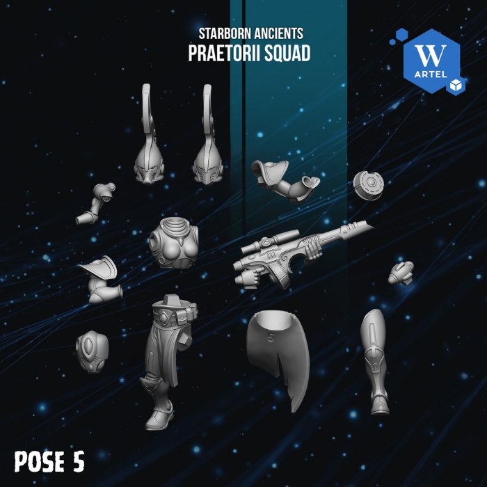 Praetorii Squad by Artel W | 3D Printed Miniatures