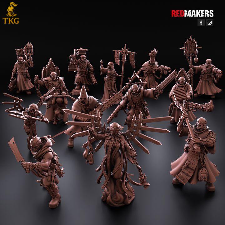 Hallowed Flame Kill Squad by Red Makers | 3D printed Tabletop Miniatures