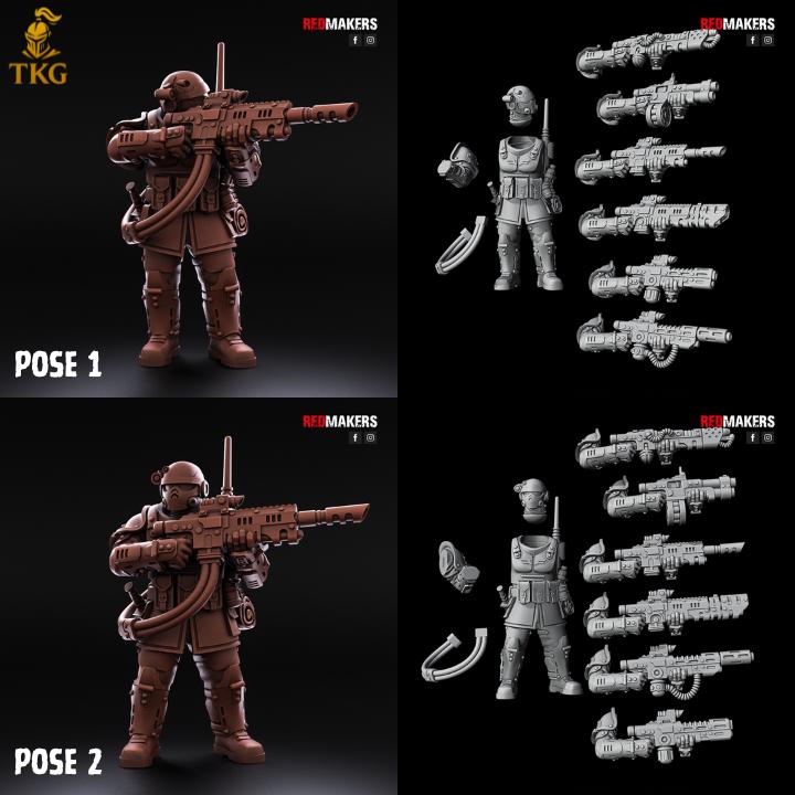 Shock Troops Kill Squad by Red Makers | 3D printed Tabletop Miniatures