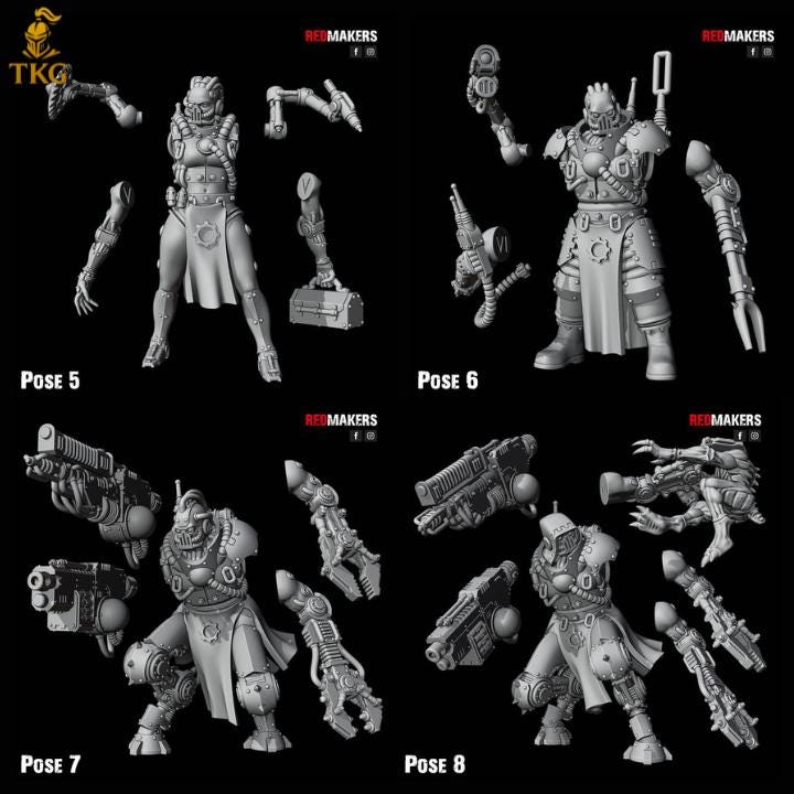 Omniforge Kill Squad by Red Makers | 3D printed Tabletop Miniatures