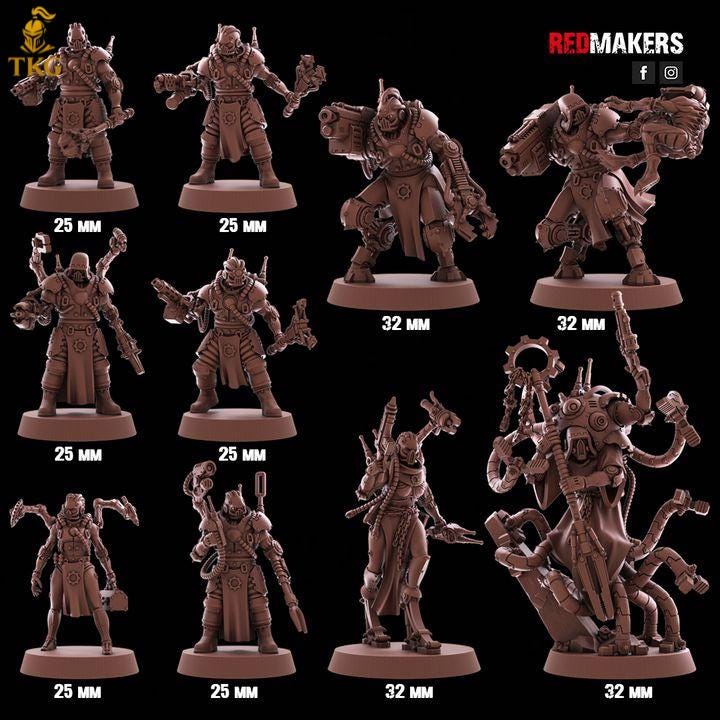 Omniforge Kill Squad by Red Makers | 3D printed Tabletop Miniatures