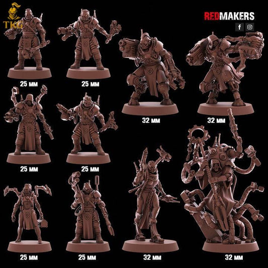 Omniforge Kill Squad by Red Makers | 3D printed Tabletop Miniatures