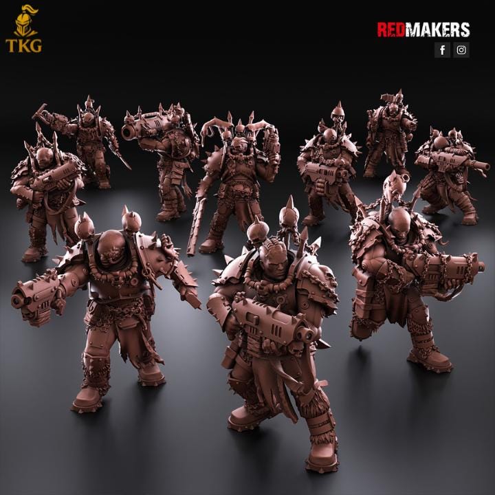 Renegade Scouts Kill Squad by Red Makers | 3D printed Tabletop Miniatures