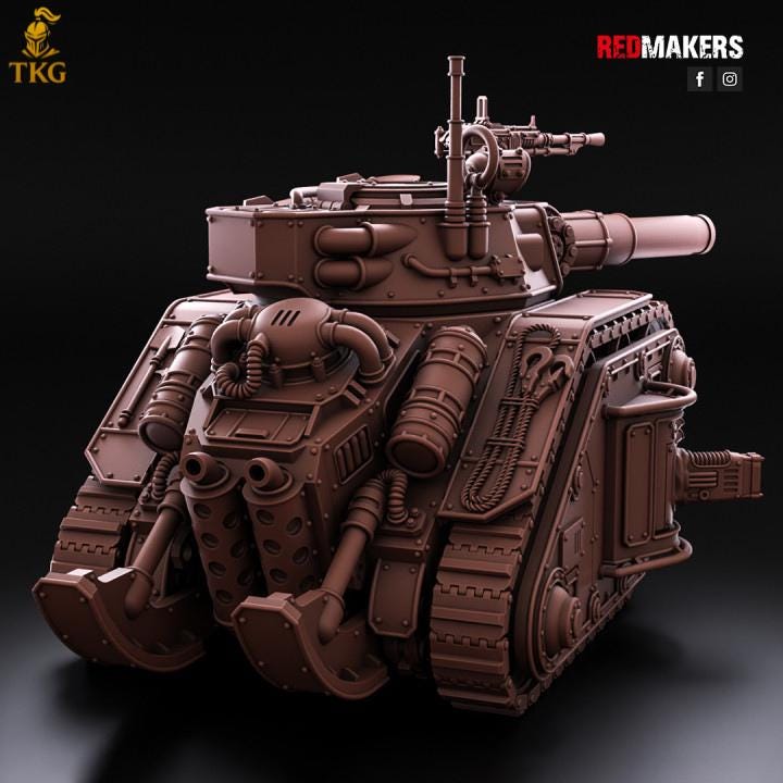 Solar Battle Tank — Imperial Force by Redmakers | 3D Printed Tabletop Miniatures | Russ proxy