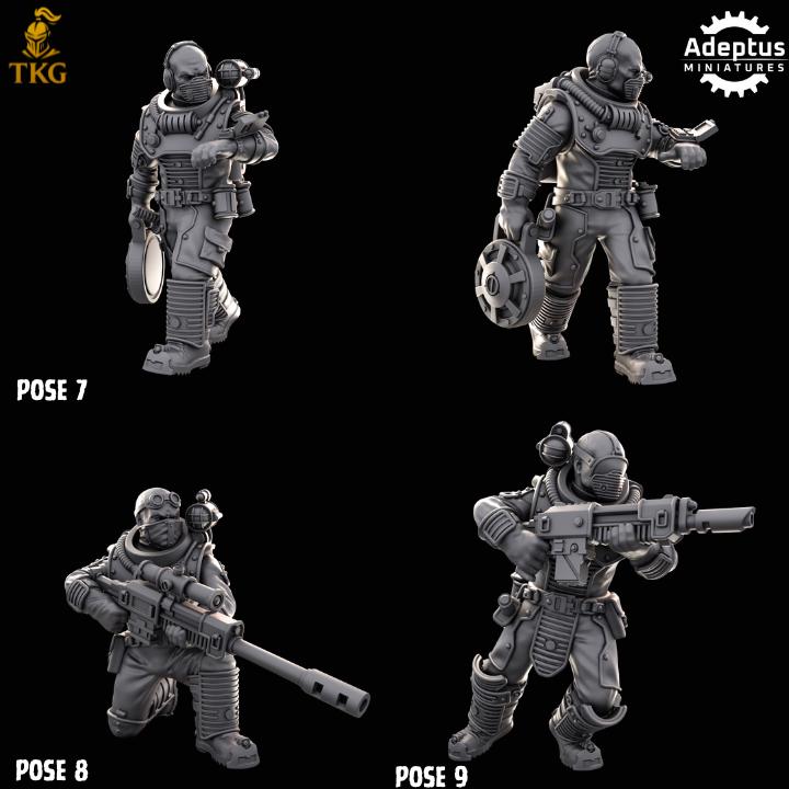 The Hiveborne Kill Squad by Adeptus Miniatures | 3D printed Tabletop Miniatures