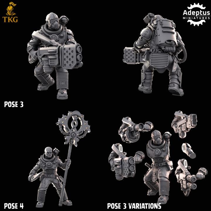 The Hiveborne Kill Squad by Adeptus Miniatures | 3D printed Tabletop Miniatures